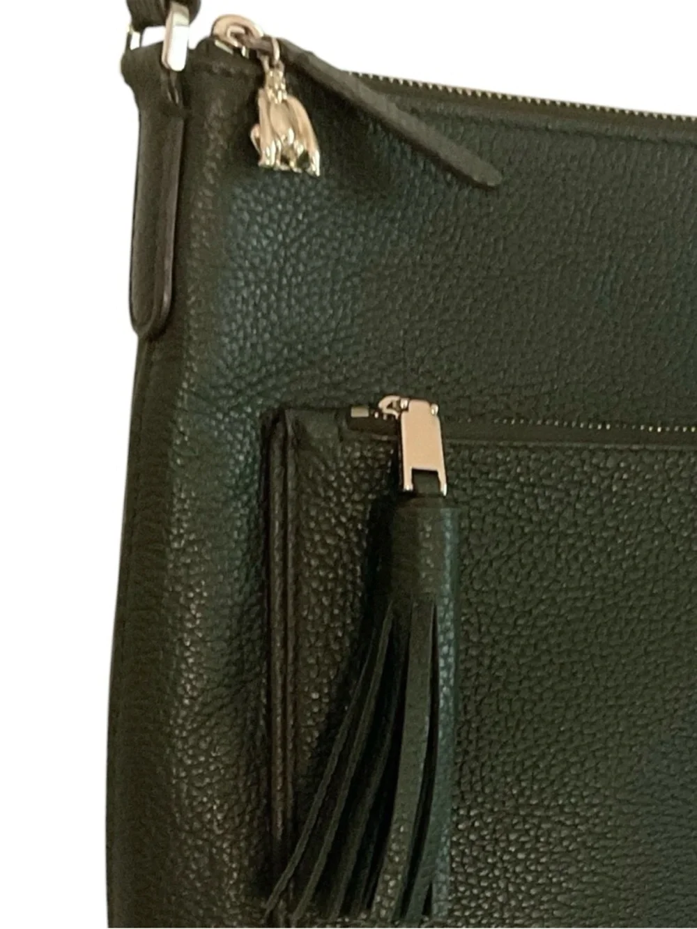Authentic Kate Spade New York On Purpose Pebbled Top Zip Crossbody in Spruce
